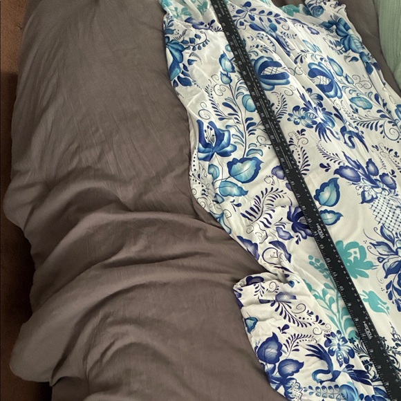 Johnny Was Blue and Pink Floral Dress - Picture 14 of 15